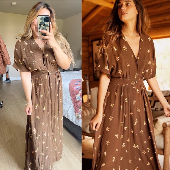Christy Dawn Dresses & Skirts - Christy Dawn | The Floral Lottie Maxi Dress In Carob Bloom Size: Small